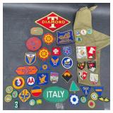 Variety of Patches, Vntg Boy Scout Badge Sash