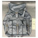 Vintage Camel Cigarettes Logo Leather Backpack