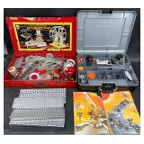2 Erector Construction Sets - Vntg A.C. Gilbert +