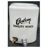 2-Tap Carbone Wines Ceramic Chiller Dispenser