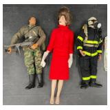 3 Action Figures -ï¿½Real Heroes Firefighter +