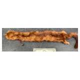 Vintage Natural Mink Fur Stole Scarf w Clasp