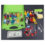 Vintageï¿½Playmobilï¿½Figures & Accessories w Case