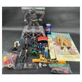 Assorted Action Figures - King Kong, Steve Irwin+