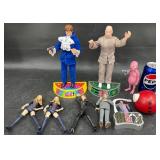 Austin Powers & Dr Evil w Toynami Action Figures+