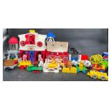 Fisher-Price Toy Playsets w Little People, Animals