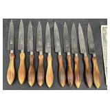 10 Antique F. Herder Abr. Sohn German Knives