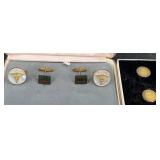 3 Pairs Cufflinks -ï¿½Northwestern University +
