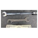 2 Snap-On Wrenches - Vntg Angle Head, Flex-Head