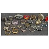 23 Fashion Rings w Unique Designs & Materials