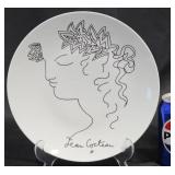 Jean Cocteau Line Art Porcelain Plate