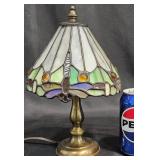 Tiffany-Style Mini Lamp  Stained Glass Shade Works
