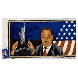 Vntg 1960ï¿½s Martin Luther King Jr. Wall Tapestry