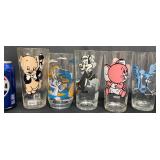 5 Vntg 1970ï¿½s Pepsi Glasses Warner Bros. Cartoons