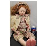 Christine Orange Porcelain Tiffany Doll