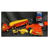 4 Vintage Tonka Diecast Toy Cars & Trucks