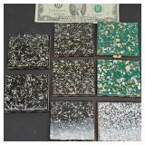 8 Vintage Confetti Compacts