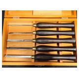 5 Piece Woodworking Lathe Chisel Set