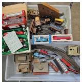 Model Train Lot w Tracks & Accessories
