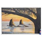 Original Seascape Painting by Blue Bond