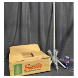 Vntg Sparkler  Aluminum Christmas Tree 4.5 Ft