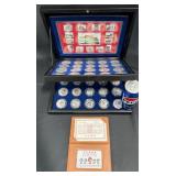 Beijing 2008 Olympics Silver 40 Coins & Stamps
