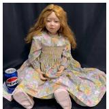 Christine Orange "Jenny" Porcelain Doll