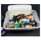 Tote Full of Assorted LEGO Blocks & Pieces