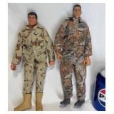 2 GI Joe 12" Action Dolls - 21st Century & Hasbro