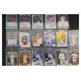 17 Assorted Baseball Cards - Autographs +