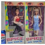 2 Spice Girls On Tour Dolls - Melanie C & Emma