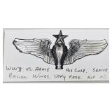 WWII U.S. Army Air Corps Senior Balloon Wings