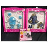 2 Barbie & Kelly Fashion Avenue Outfit Sets, Shoes
