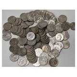 121 Kennedy Half Dollars  All Over 25 Yrs Age