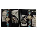 2 No Boundaries Faux Turquoise Watchï¿½Keychain Sets