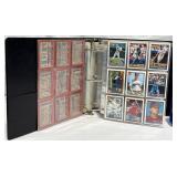Binder w 1991 Topps Baseball & NBA Cards