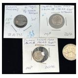 3 Ancient Silver Coins - Roman & Islamic