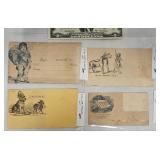 4 American Civil War-Era Envelope Covers