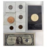 U.S. Currency & Coin Collection Lot