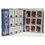 Binder w 1990s Basketball Cards