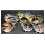 12 Bev Doolittle Plates w COAs for All 12 Months