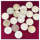 21 U.S. Liberty Head V Nickels