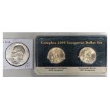 1971-D Eisenhower Dollar & 2009 Sacagawea Set