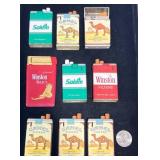 9 Vintage Novelty Cigarette Pack Lighters
