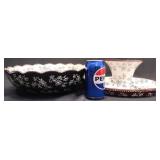 Temp-tations Floral Lace Bowl w Chip & Dip Tray