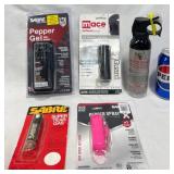 Self Defense Lot - Pepper Sprays, Bear Deterrent