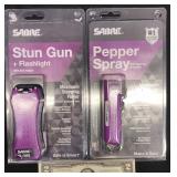 Sabre Stun Gun w Flashlight & Pepper Spray