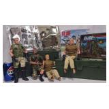 Vintage G.I. Joe Figures, Accessories & Lunchbox