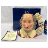 Large Shakespeare Royal Doulton Jug w Box &