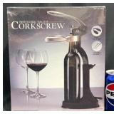 Sealed Pro Tabletop Corkscrew w Foil Cutter